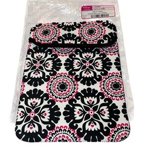 Thirty-One Black and Pink Tablet Sleeve